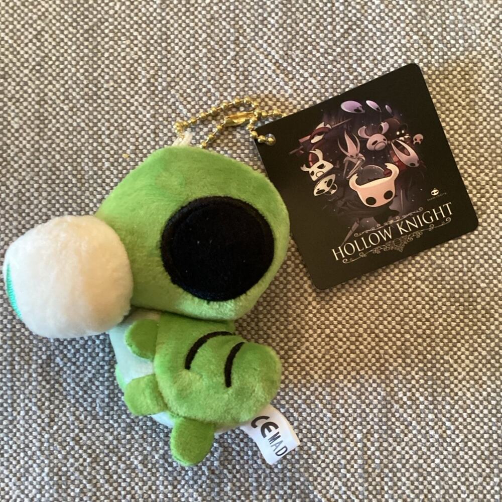 Hollow Knight Grub Plush Dangler Keychain